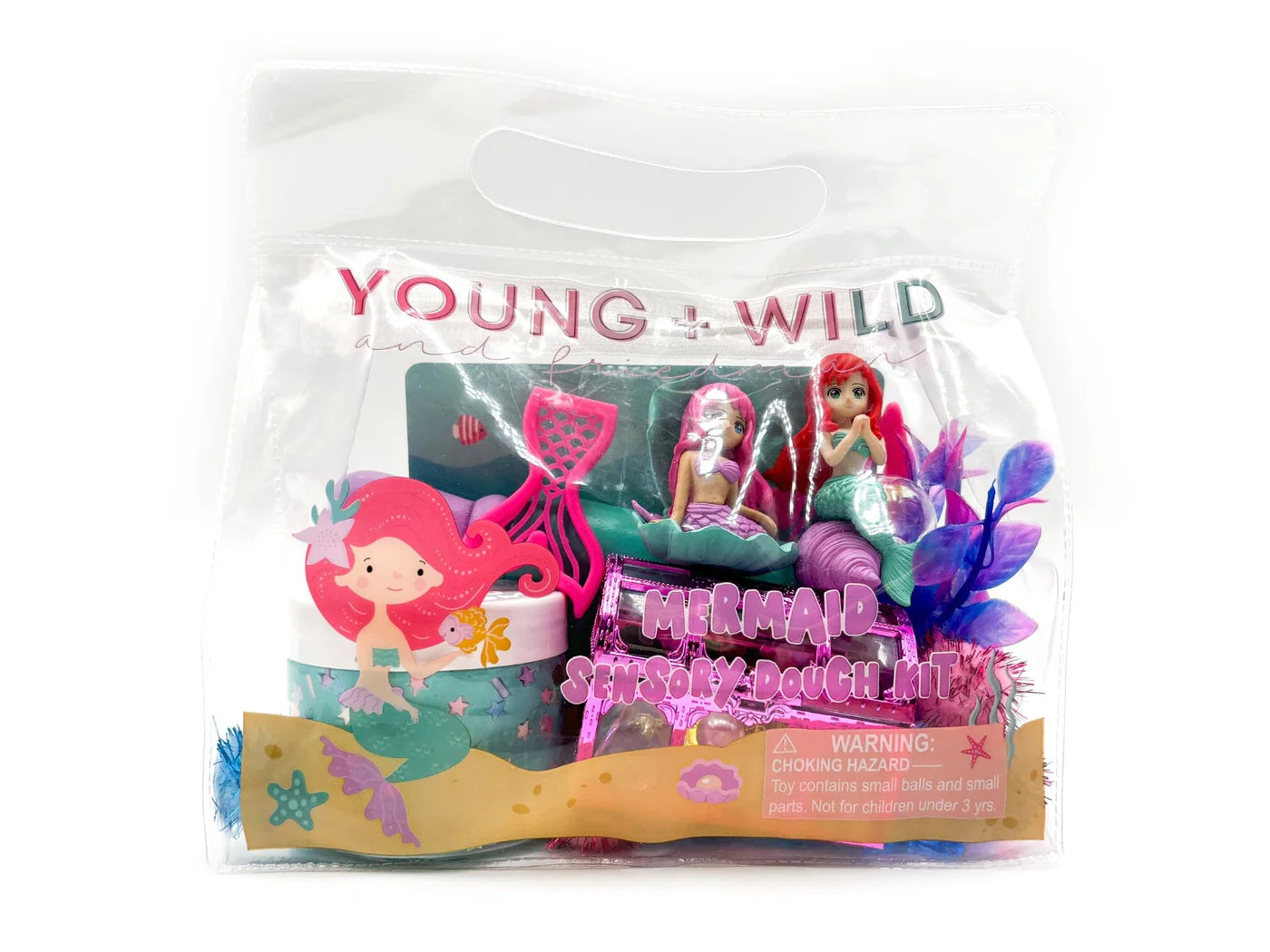 Young + Wild and Friedman Mermaid Sensory Dough Bag