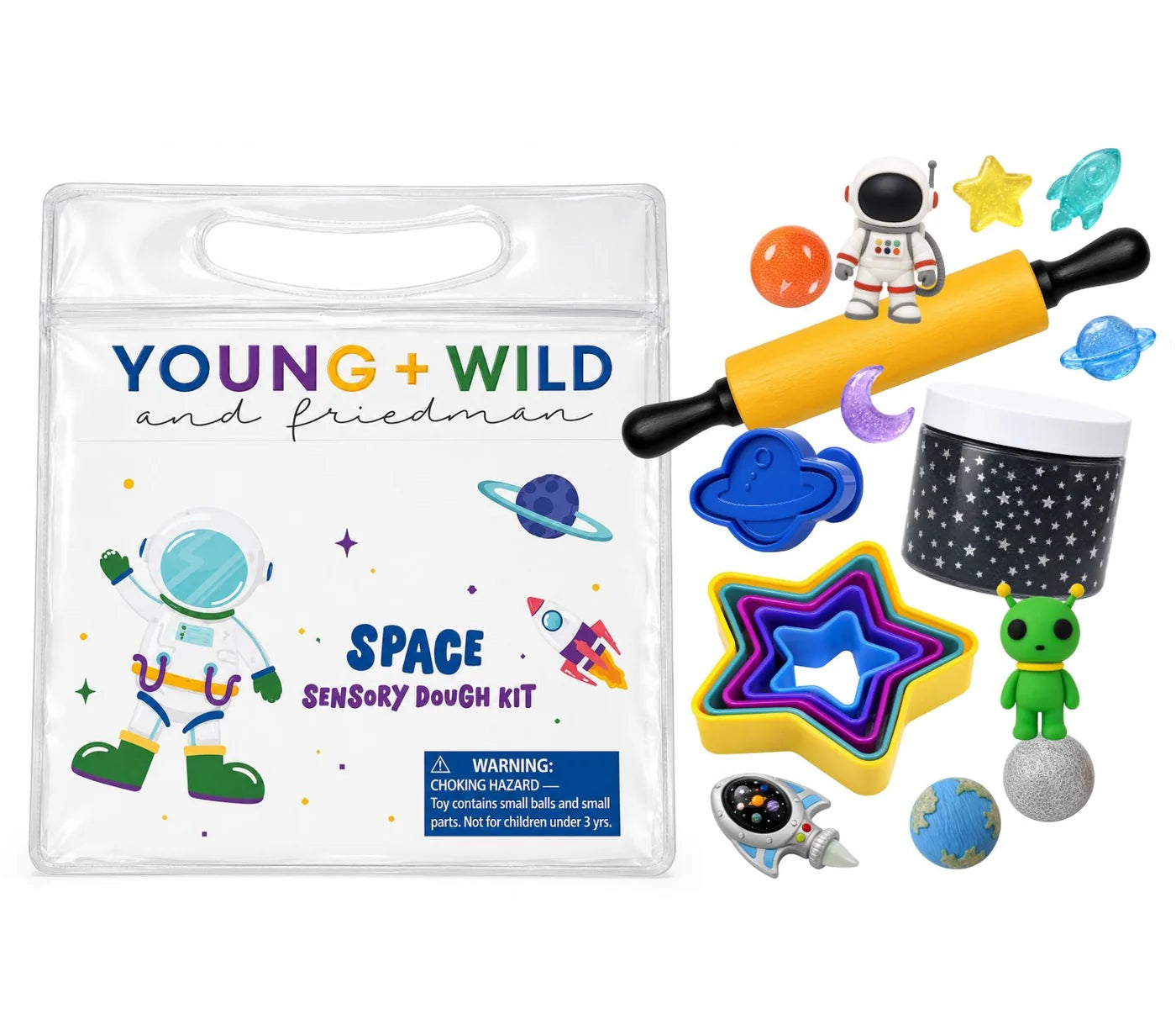 Young + Wild and Friedman Space Sensory Dough Bag