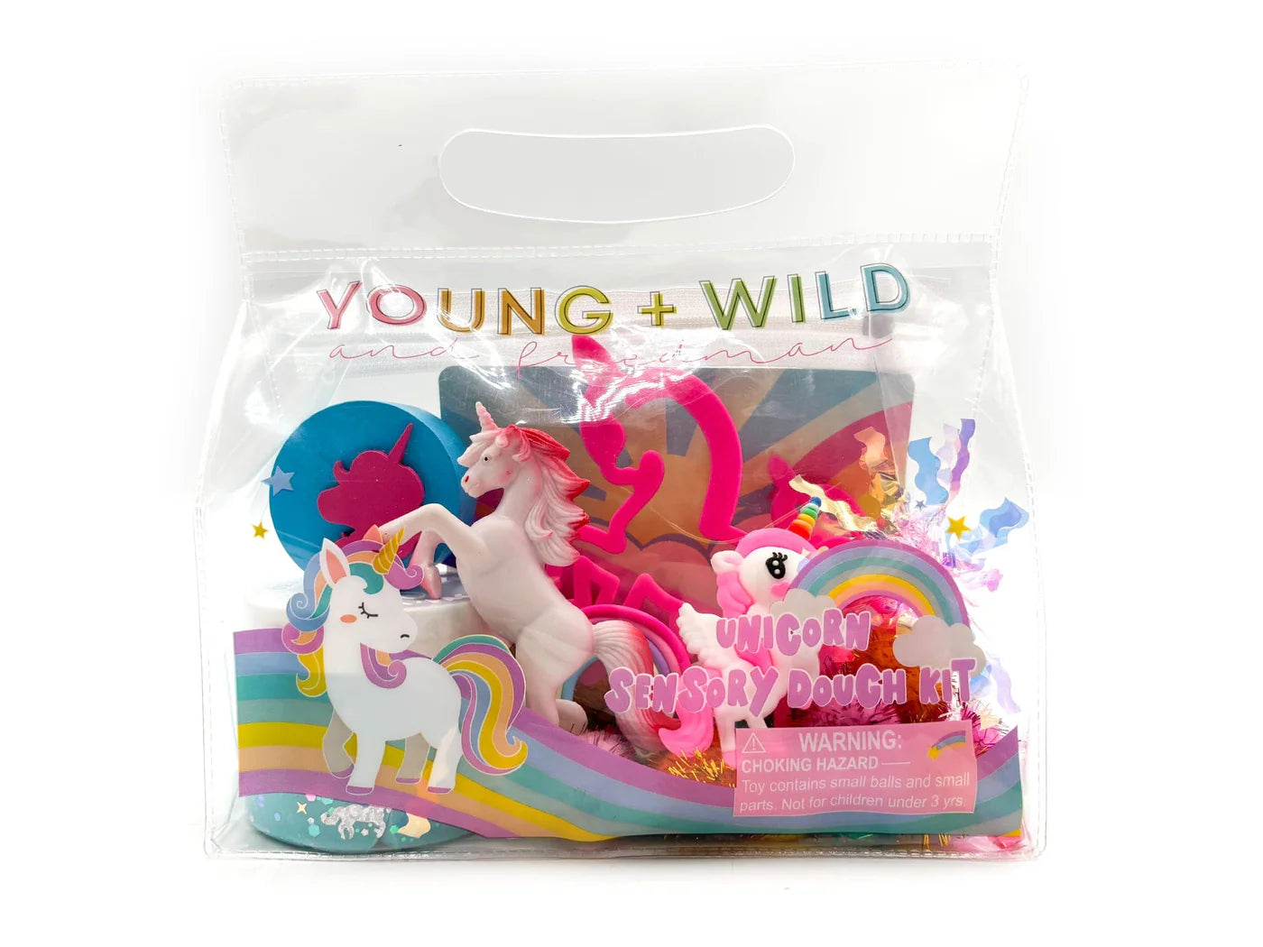 Young + Wild and Friedman Unicorn Sensory Dough Bag