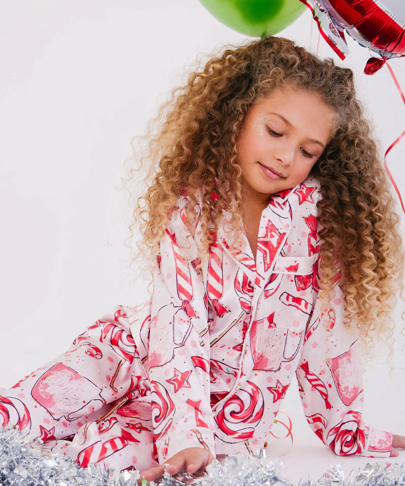 Lola and the Boys Sweet Winter Silk Set