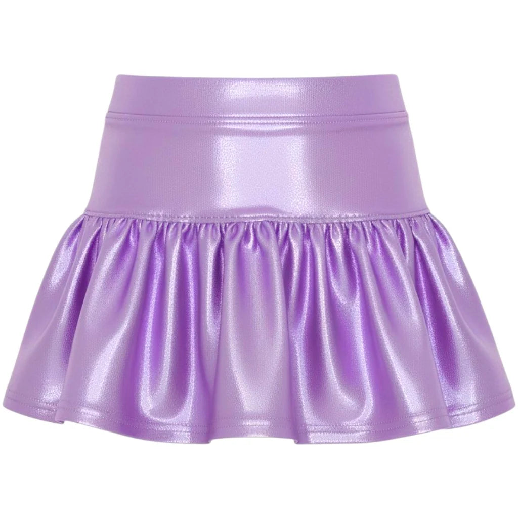 Azarhia Lavender Shimmer Gathered Skort