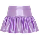 Azarhia Lavender Shimmer Gathered Skort