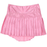 Azarhia Pink Shimmer Mini Pleat Skort