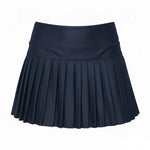Azarhia Navy Shimmer Mini Pleated Skort