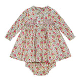 Question Everything Doris Smocked Baby Dress