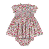 Question Everything Hillary Hand Smocked Baby Dress
