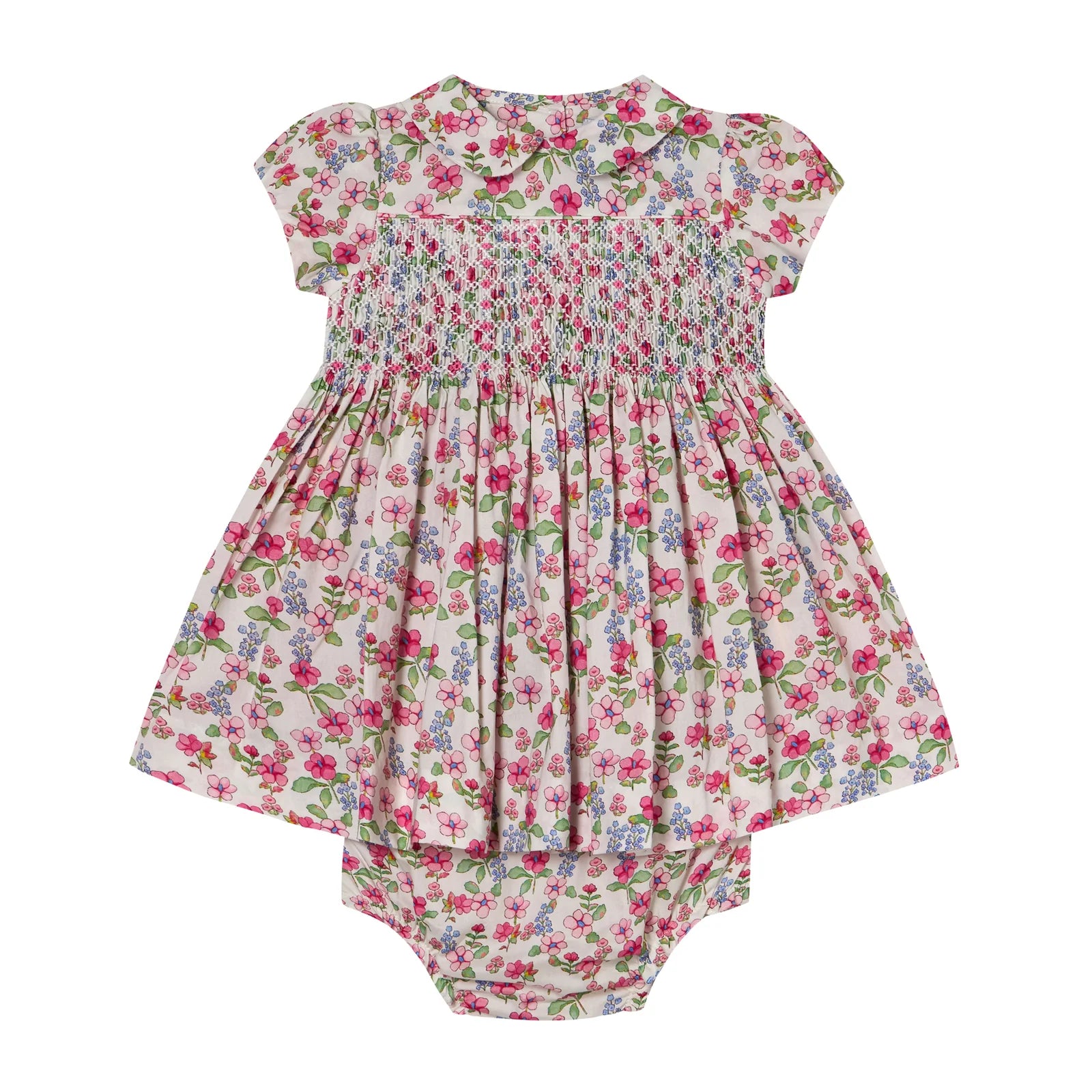 Question Everything Hillary Hand Smocked Baby Dress