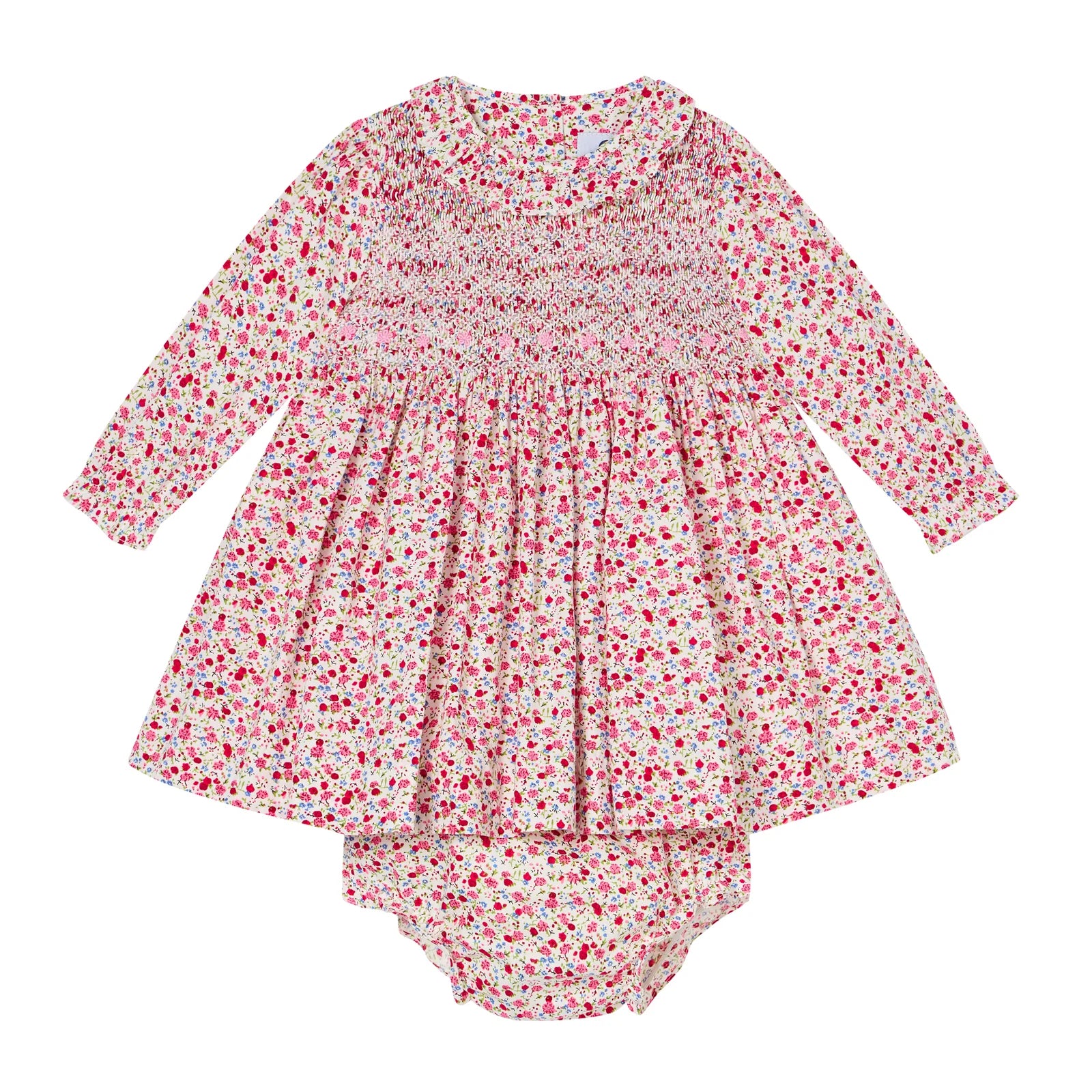 Question Everything Keelin Smocked Baby Dress