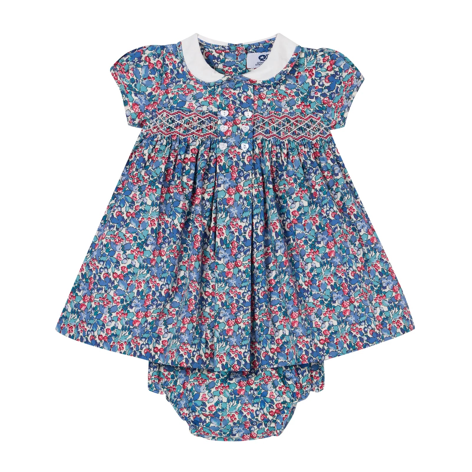 Question Everything Mirelle Smocked Baby Dress