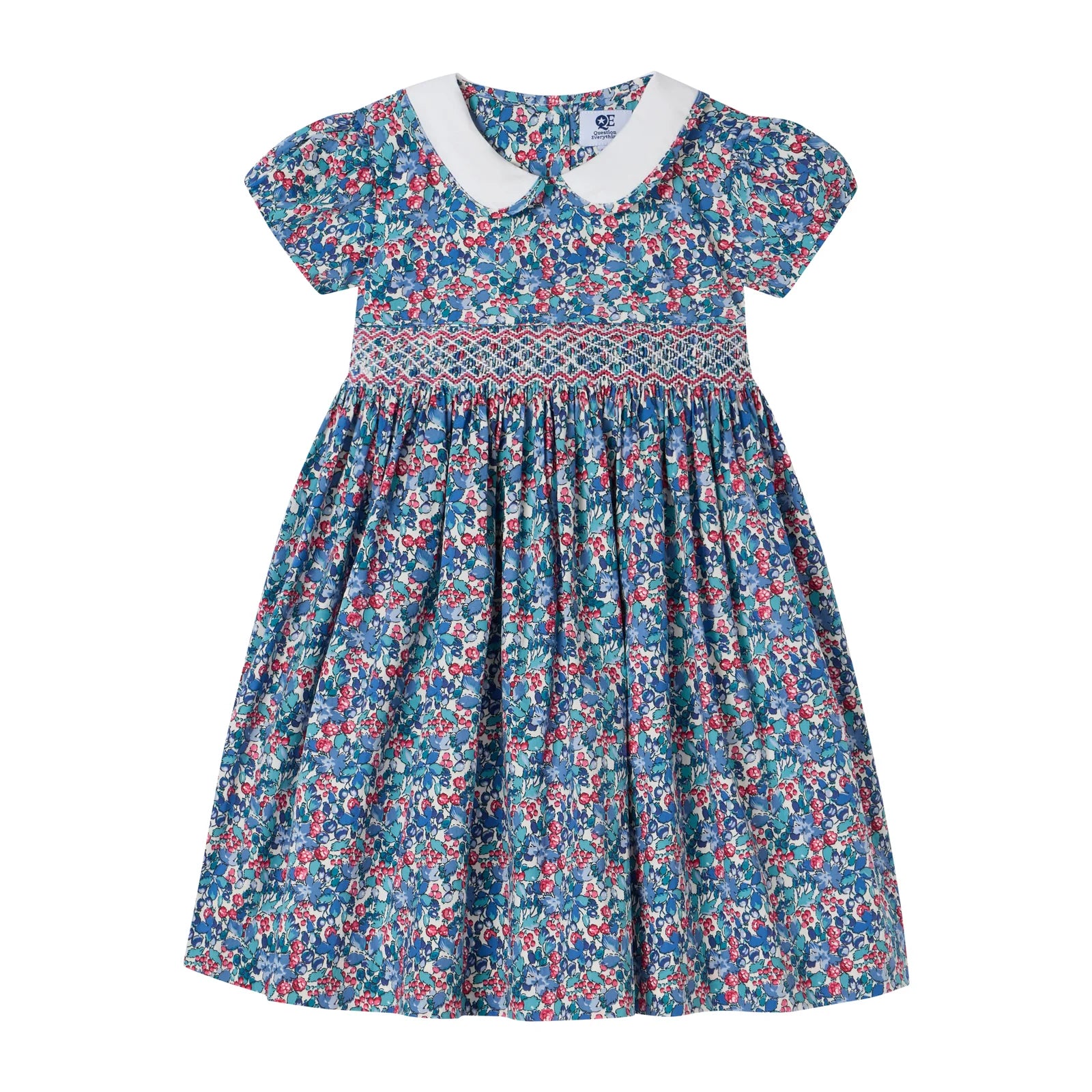 Question Everything Martha Hand Smocked Dress