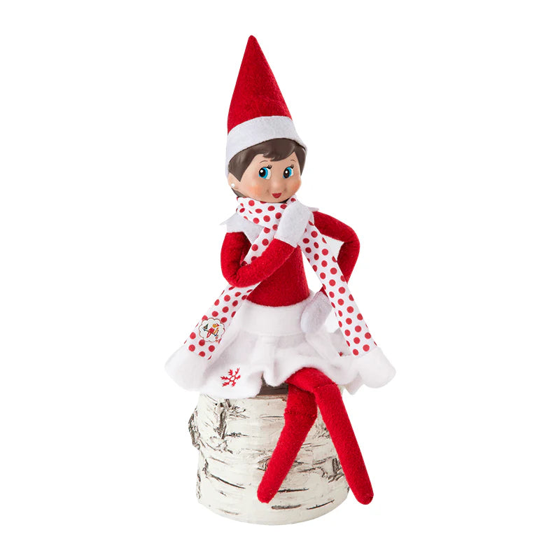 Elf on the Shelf Claus Couture Collection- Snowflake Skirt & Scarf