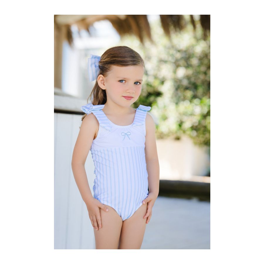 Sal and Pimenta Stripes Blue Swimsuit