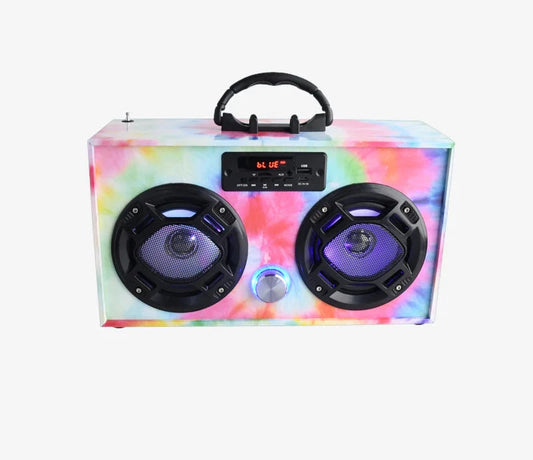 Trend Tech Tie Dye Bluetooth Boombox