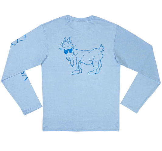 GOAT USA Lexington Protective Long Sleeve Tee- Carolina Blue