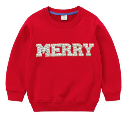 Lola and the Boys Merry Pearl Sweatshirt- Women's