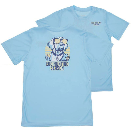 Azarhia Egg Hunting Season Tee- Light Blue Drift