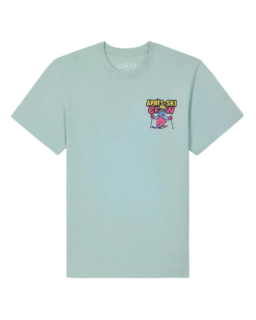GOAT USA Après-Ski Crew T-Shirt - Frosted Mint