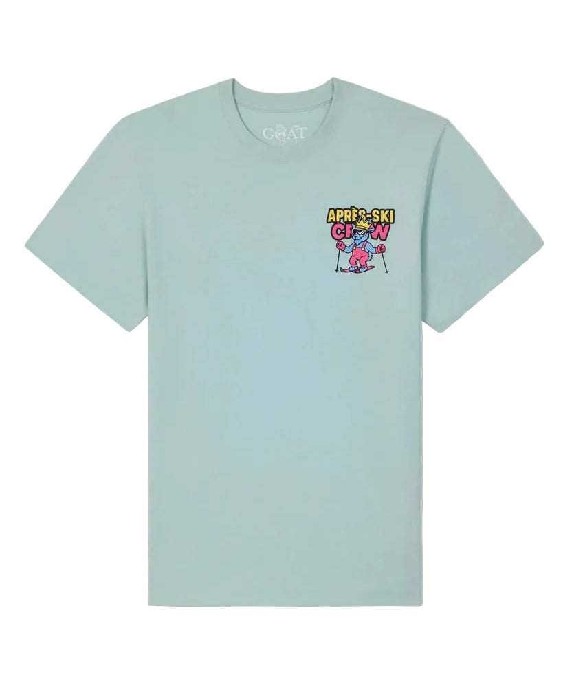 GOAT USA Après-Ski Crew T-Shirt - Frosted Mint