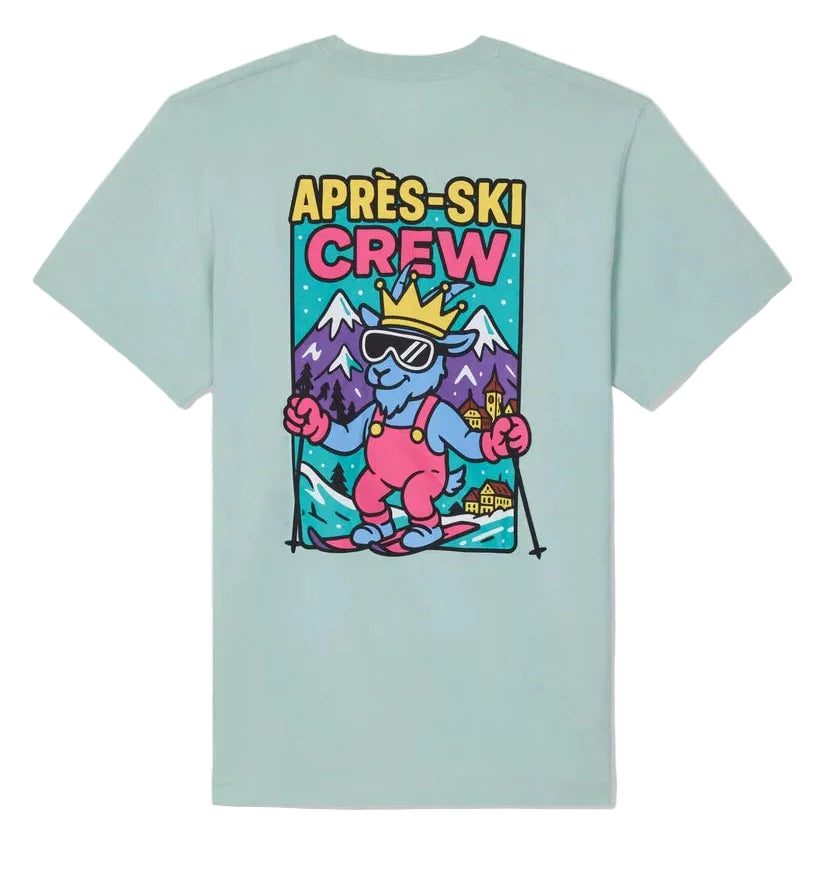 GOAT USA Après-Ski Crew T-Shirt - Frosted Mint