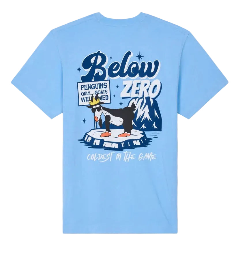 GOAT USA Below Zero T-Shirt - Carolina Blue