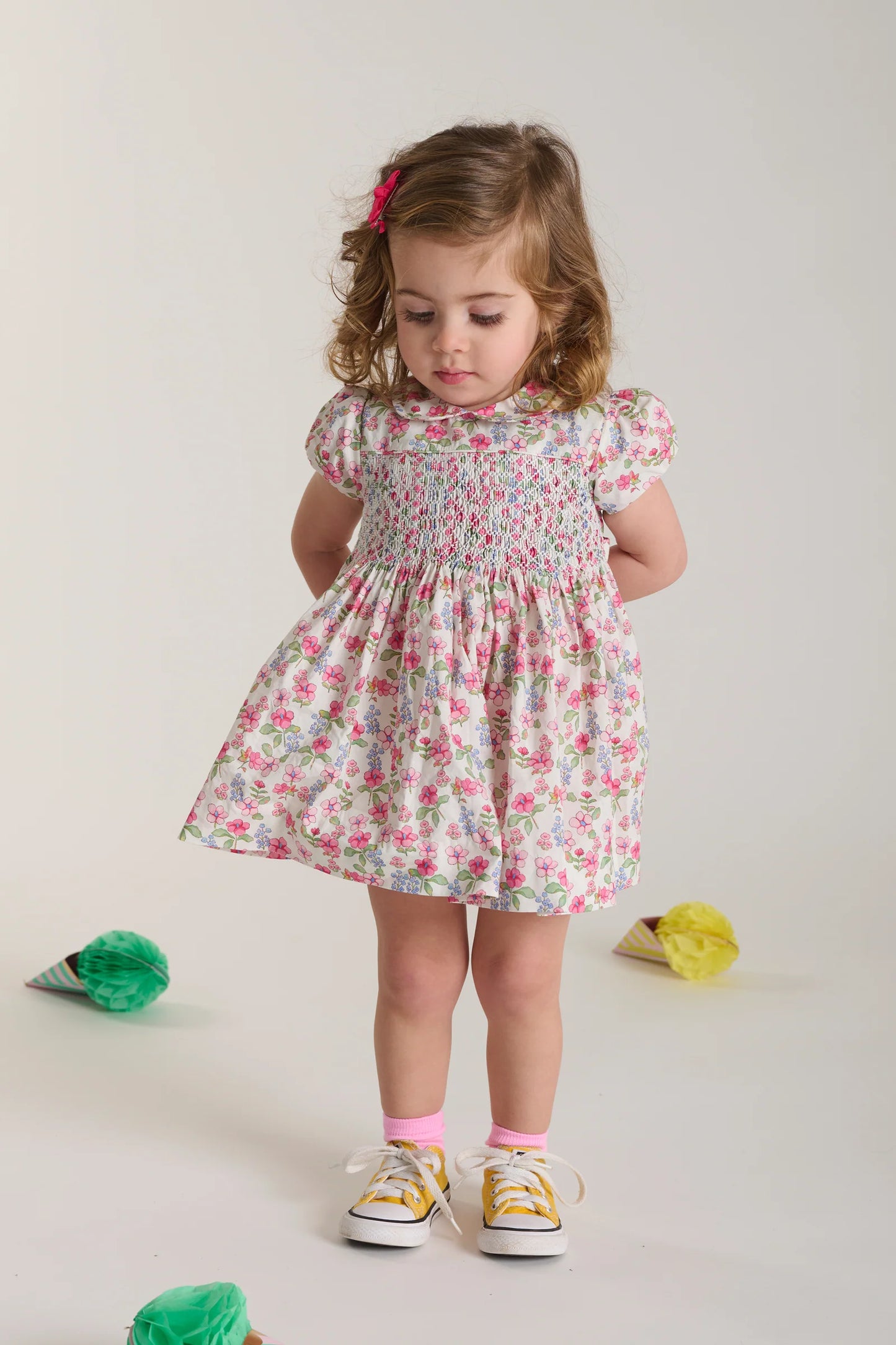 Hillary Hand Smocked Baby Dress