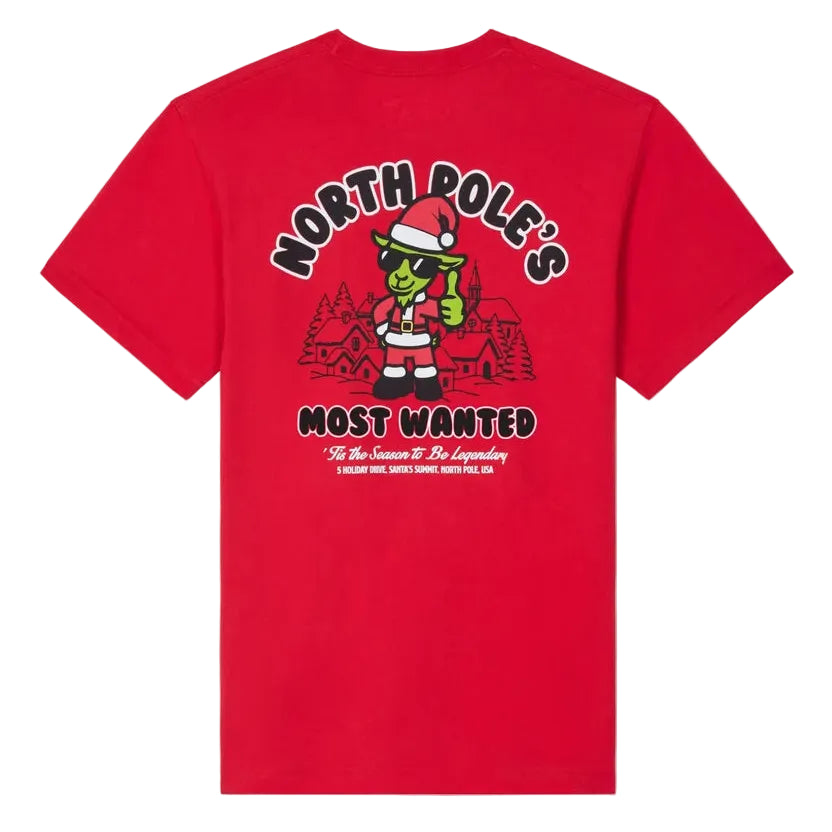 GOAT USA Most Wanted T-Shirt - Enduring Red