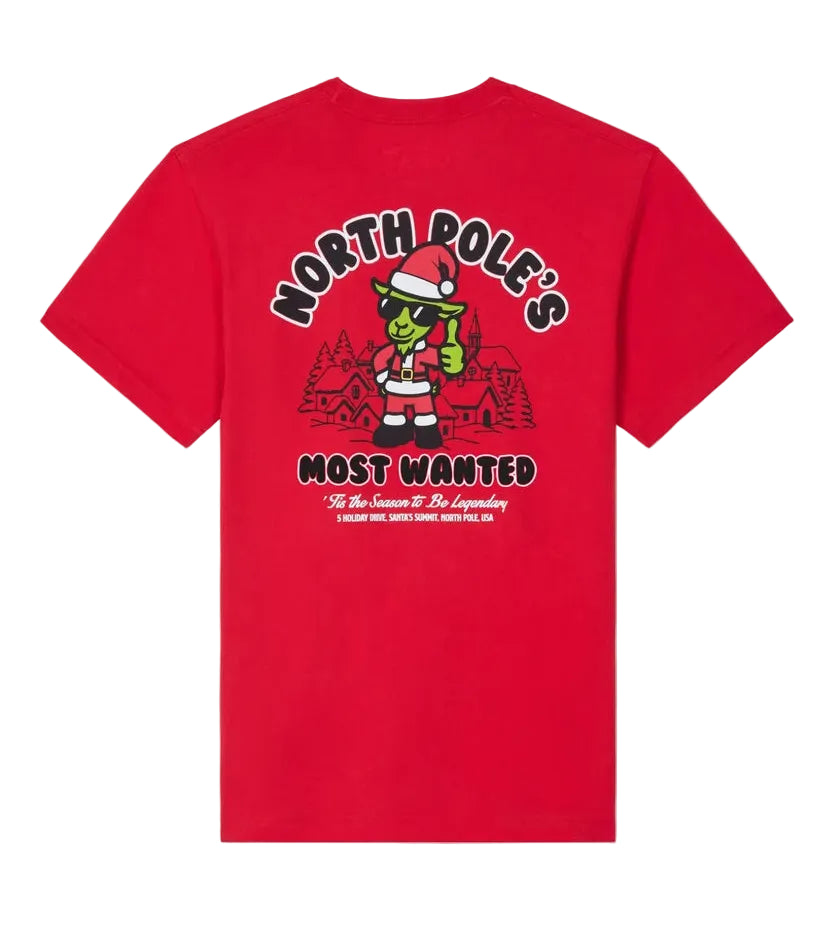 GOAT USA Most Wanted T-Shirt - Enduring Red