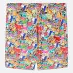 Kids GOAT USA Sticker AOP Mesh Shorts