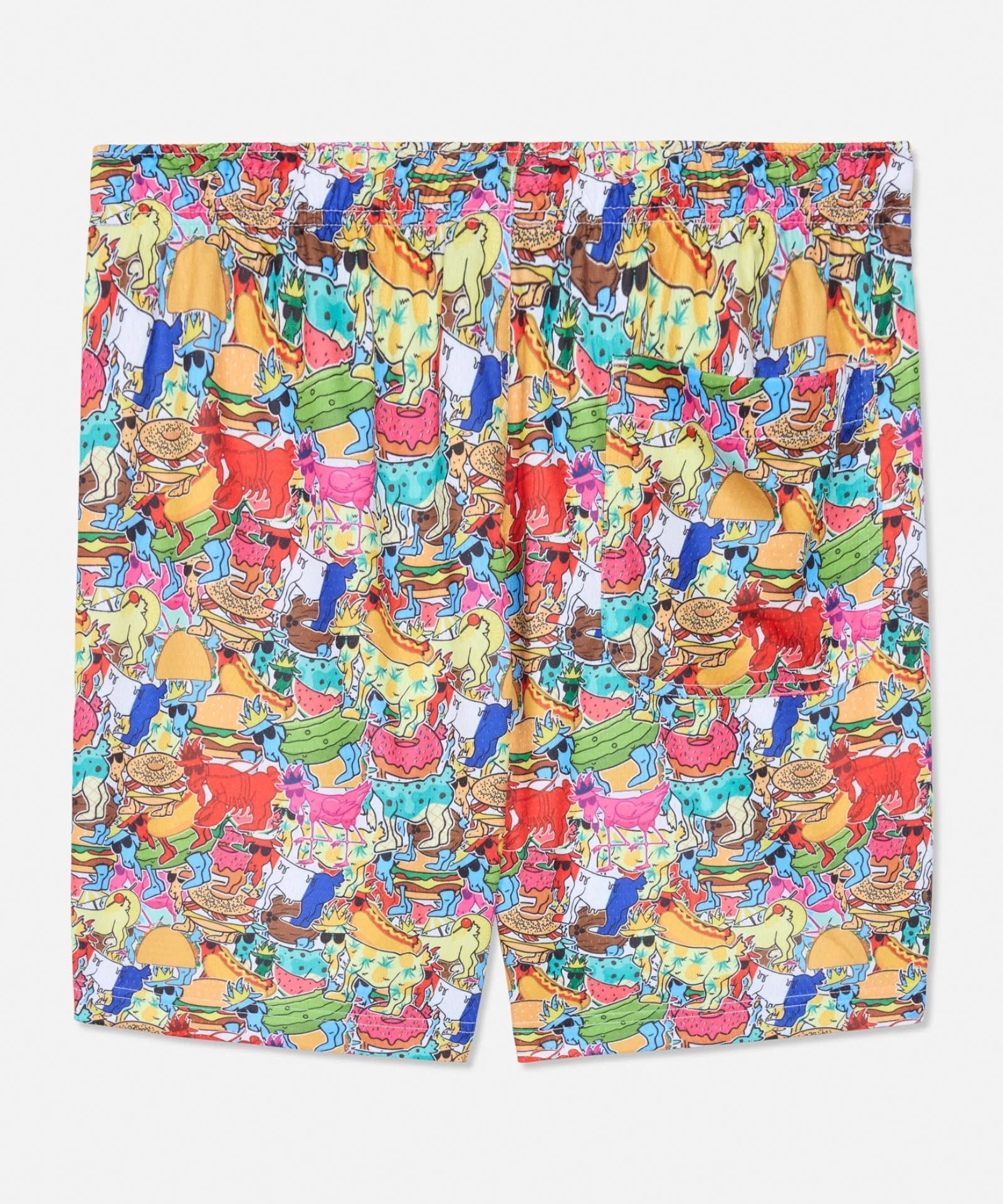 Kids GOAT USA Sticker AOP Mesh Shorts