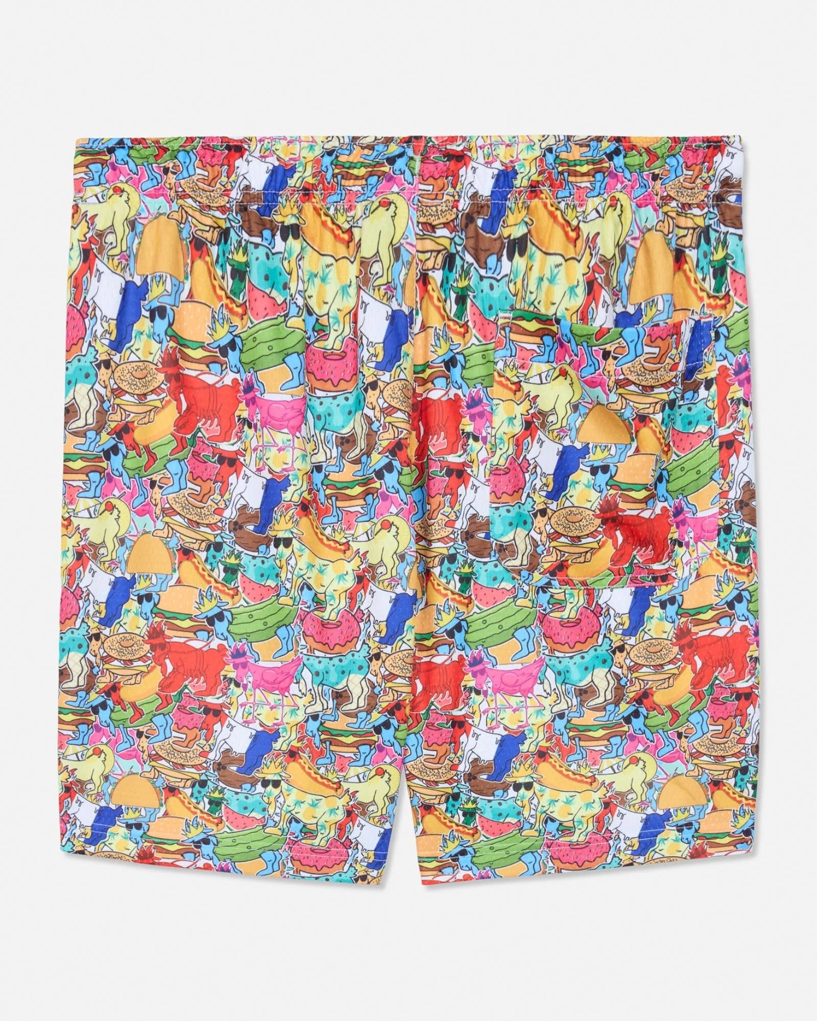 Kids GOAT USA Sticker AOP Mesh Shorts