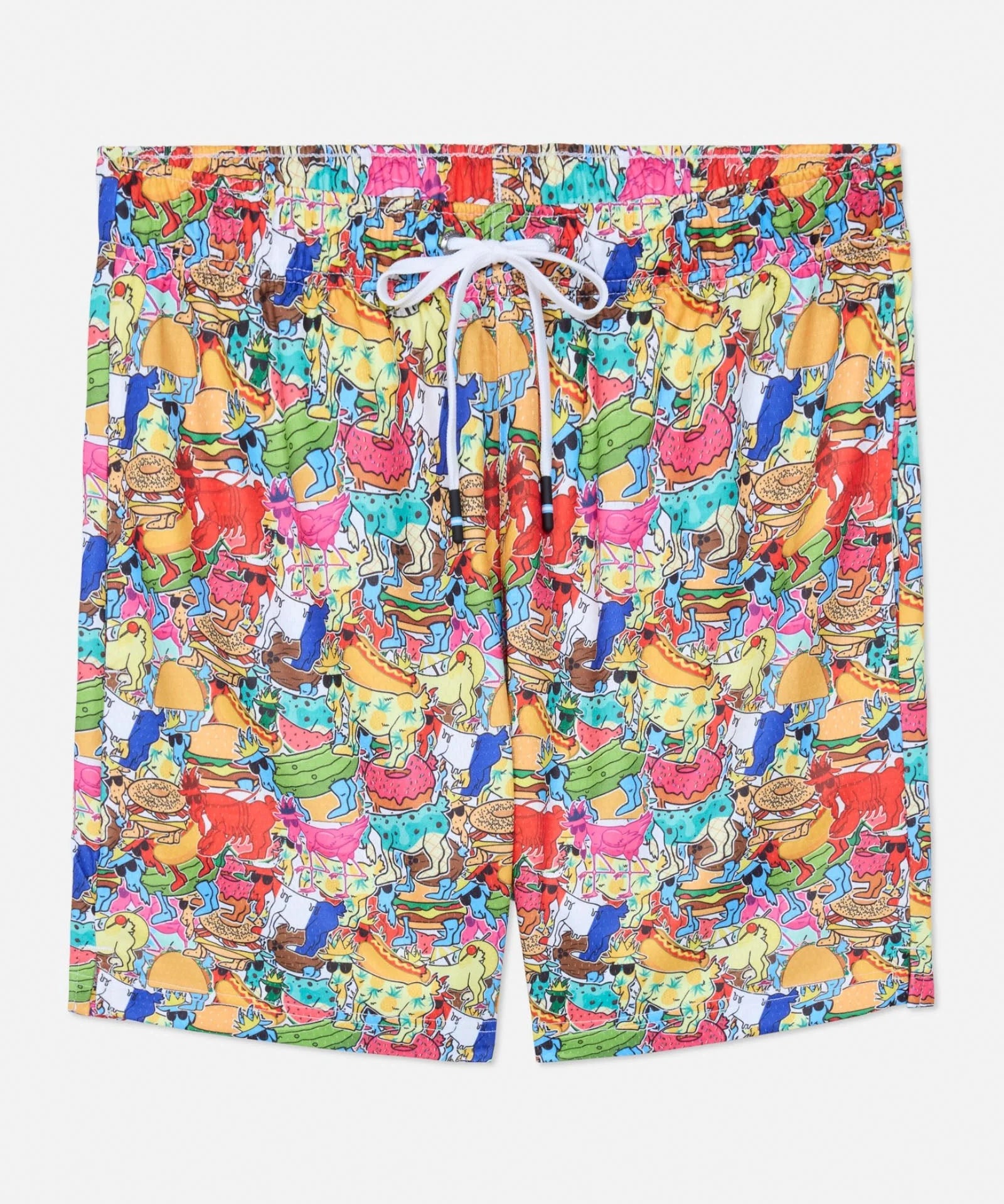 youth GOAT USA Sticker AOP Mesh Shorts