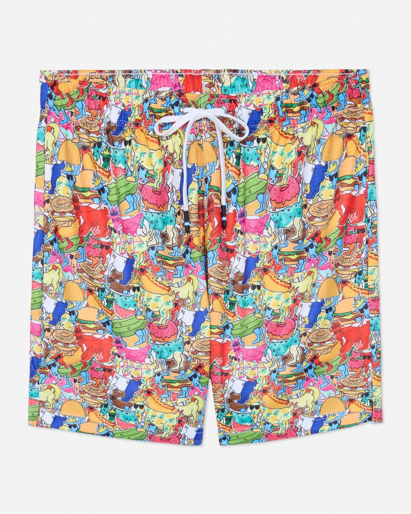 youth GOAT USA Sticker AOP Mesh Shorts