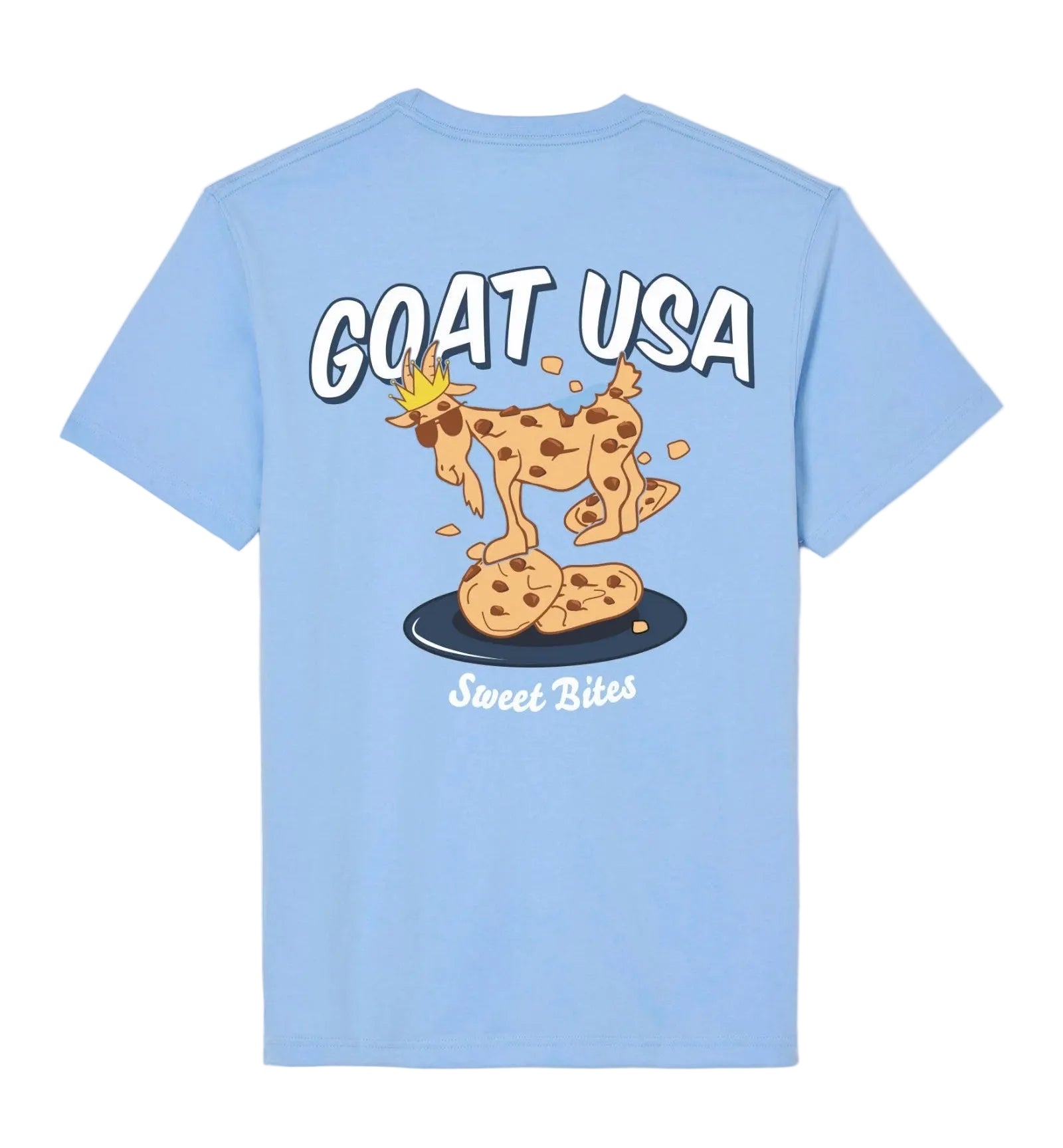 GOAT USA Sweet Bites Cookie T-Shirt - Carolina Blue
