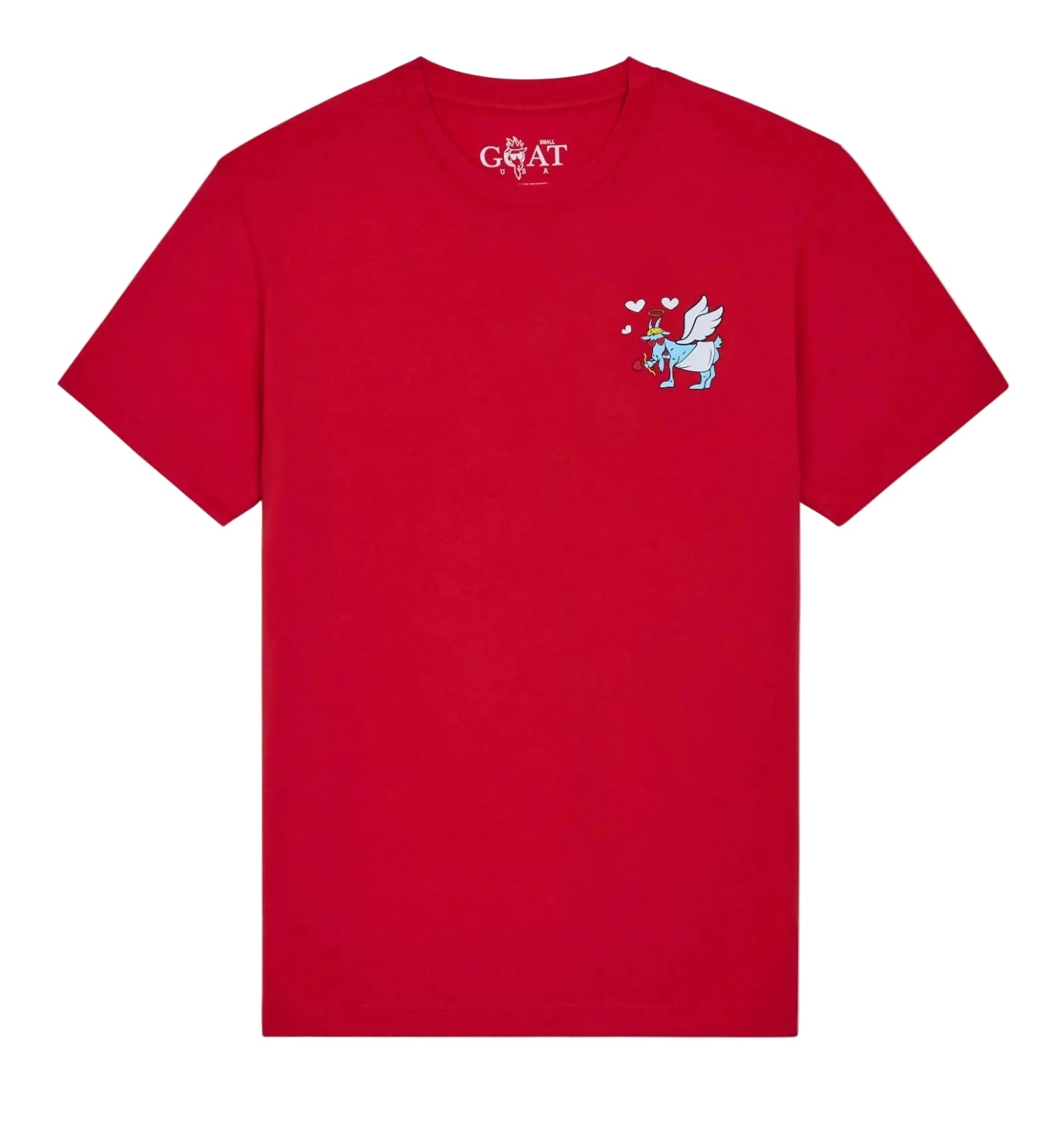 GOAT USA Valentine's T-Shirt- Poinsettia