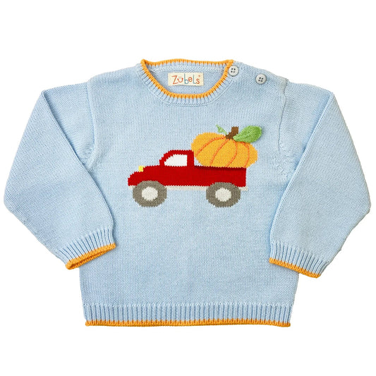 Zubels Pumpkin Truck Sweater