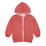 Minnow Unisex Sailor Red French Terry Zip Hoodie