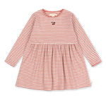 Konges Slojd Roli Dress- Rose Cream Stripe