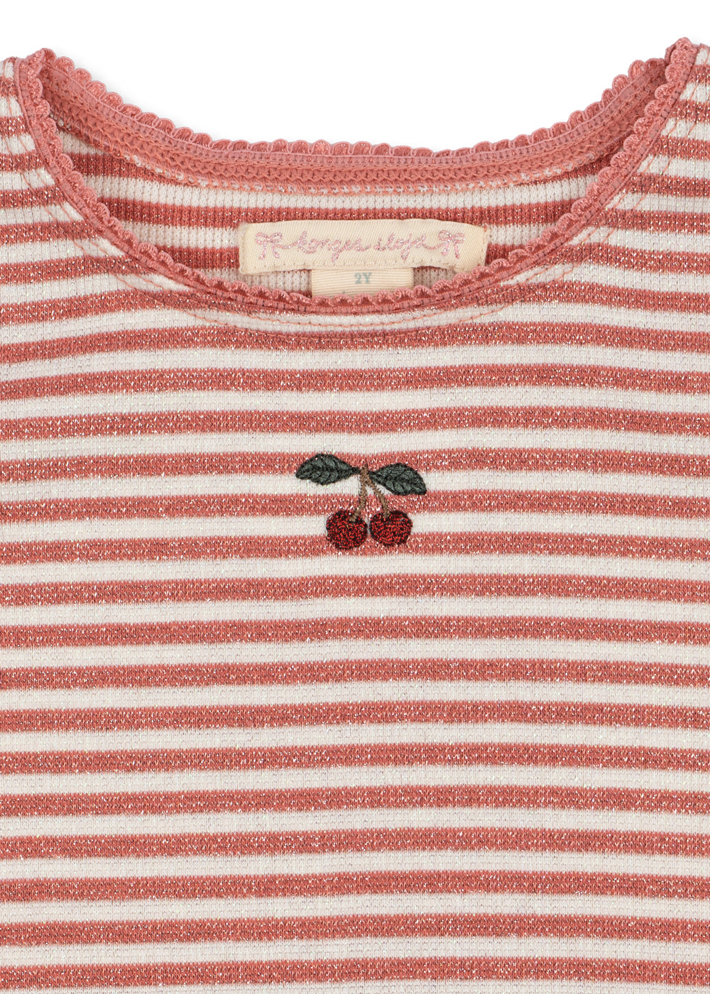 Konges Slojd Roli Dress- Rose Cream Stripe