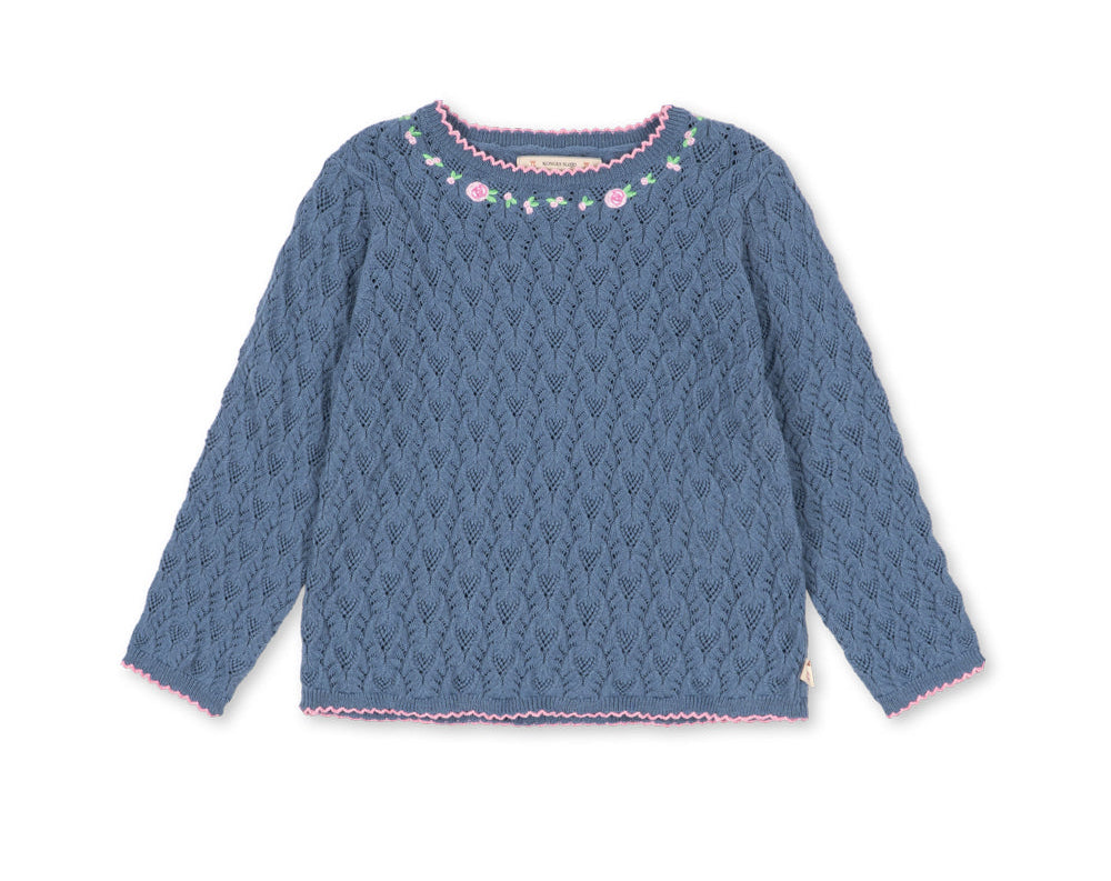 Konges Slojd Rosier Sweater- Ashley Blue