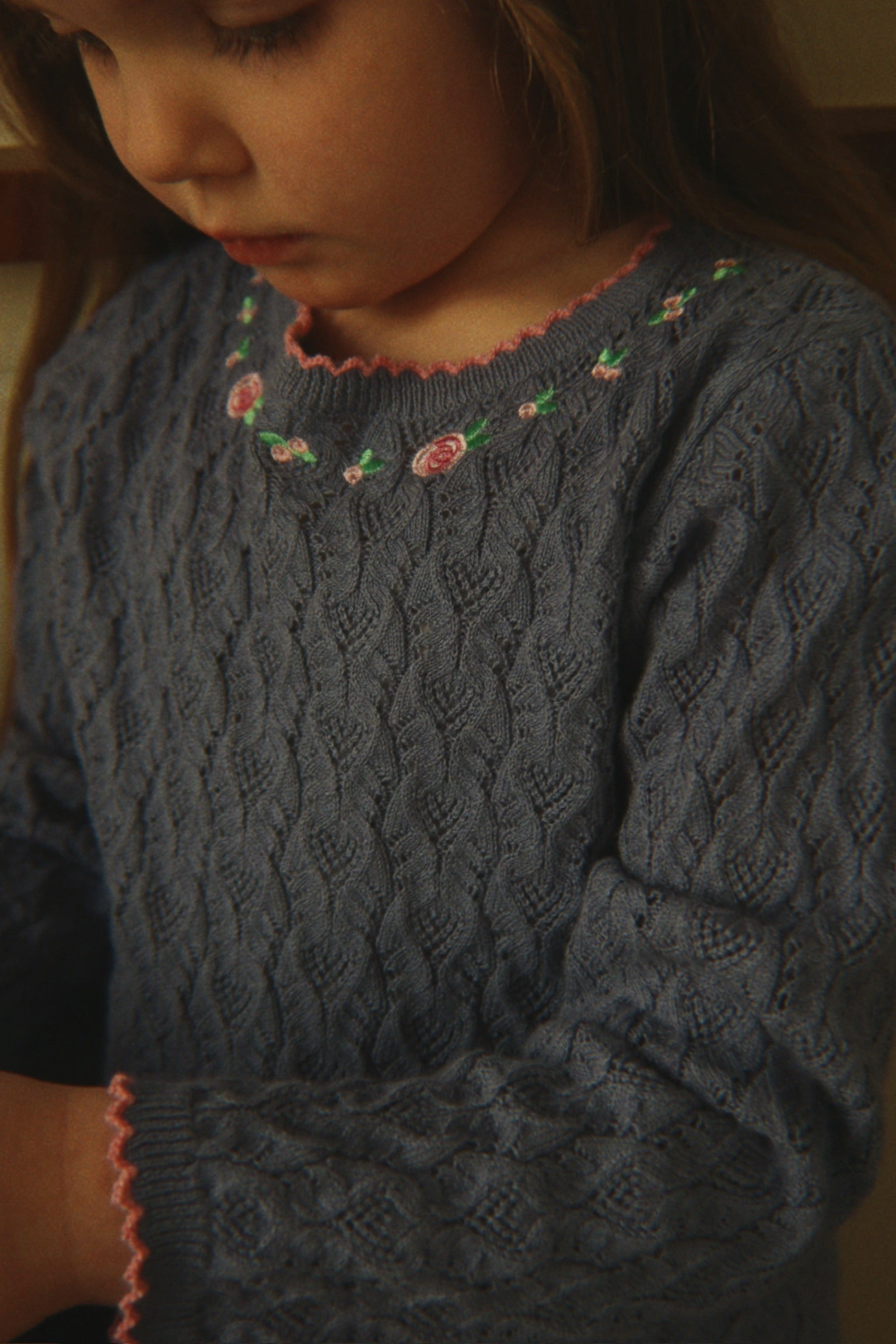 Konges Slojd Rosier Sweater- Ashley Blue