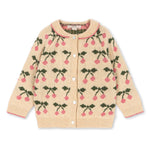 Konges Slojd Belou Collar Cardigan- Cherry
