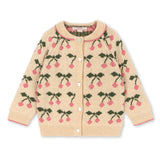 Konges Slojd Belou Collar Cardigan- Cherry