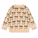 Konges Slojd Belou Collar Cardigan- Cherry