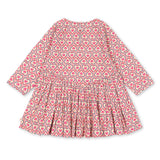 Soft dress in a light and breathable organic cotton fabric. Designed in a casual silhouette with a loose skirt and voluminous sleeves.