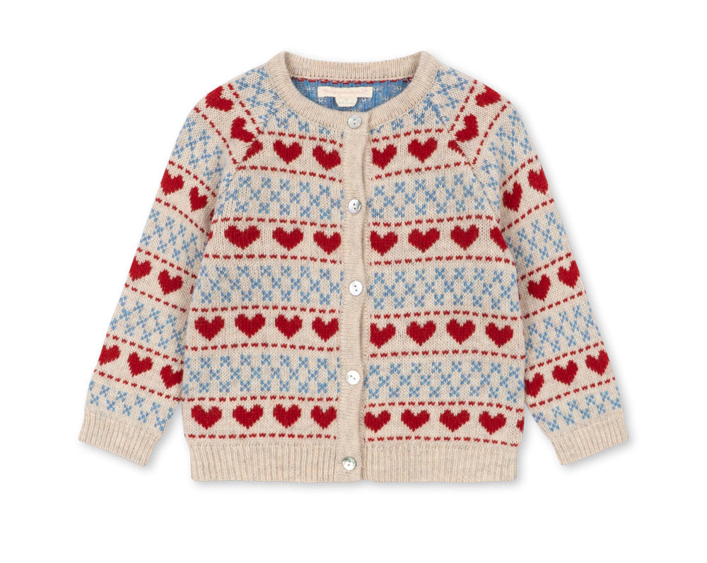 Konges Slojd Belou Cardigan- Heart