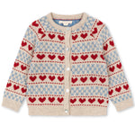 Konges Slojd Belou Cardigan- Heart