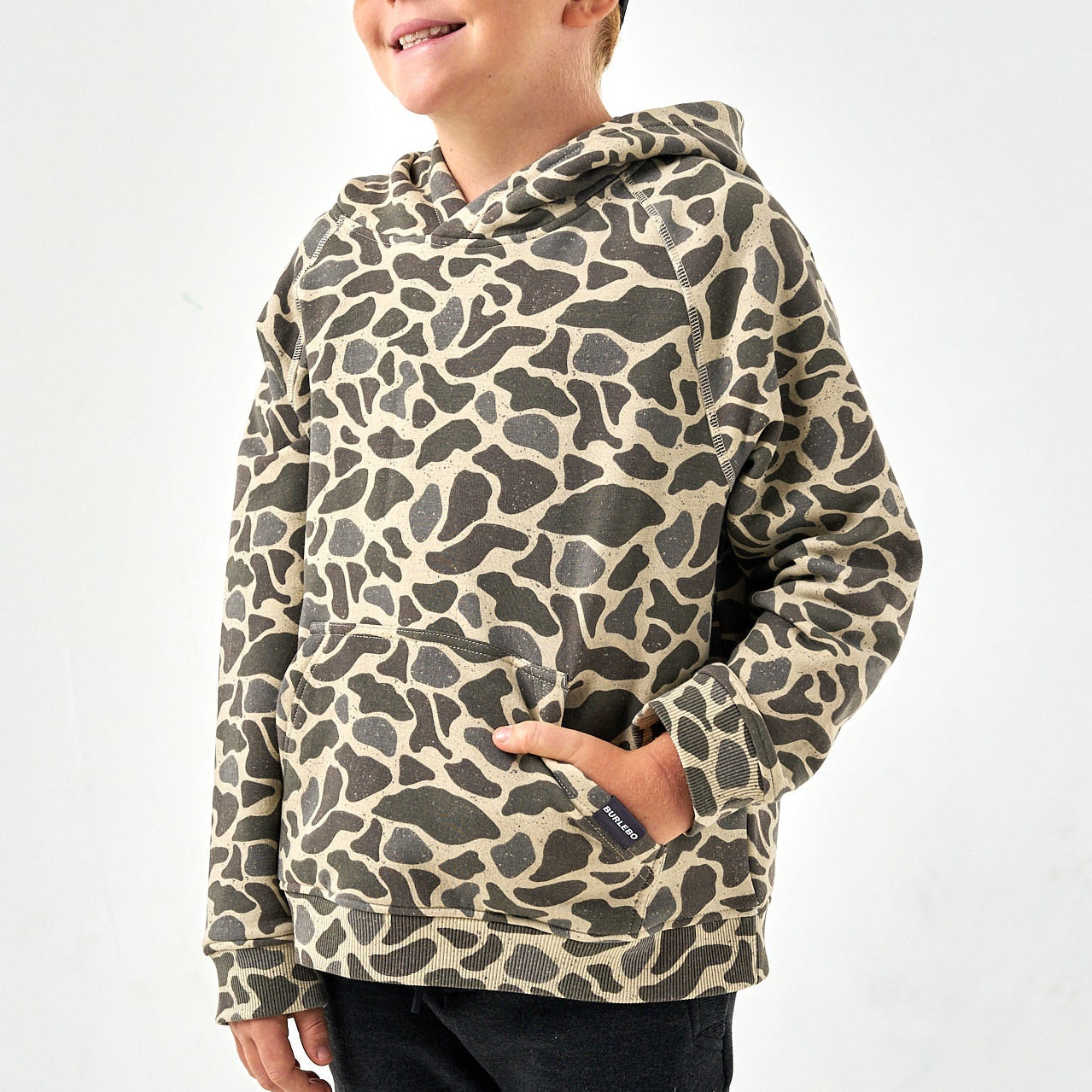 Burlebo Classic Deer Camo Fleece Hoodie
