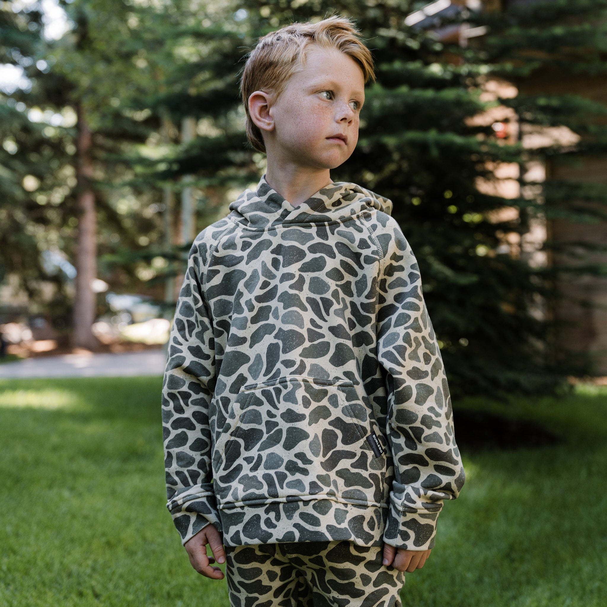 Burlebo Classic Deer Camo Fleece Hoodie