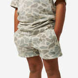 Burlebo Vintage Wash Shorts- Classic Deer Camo