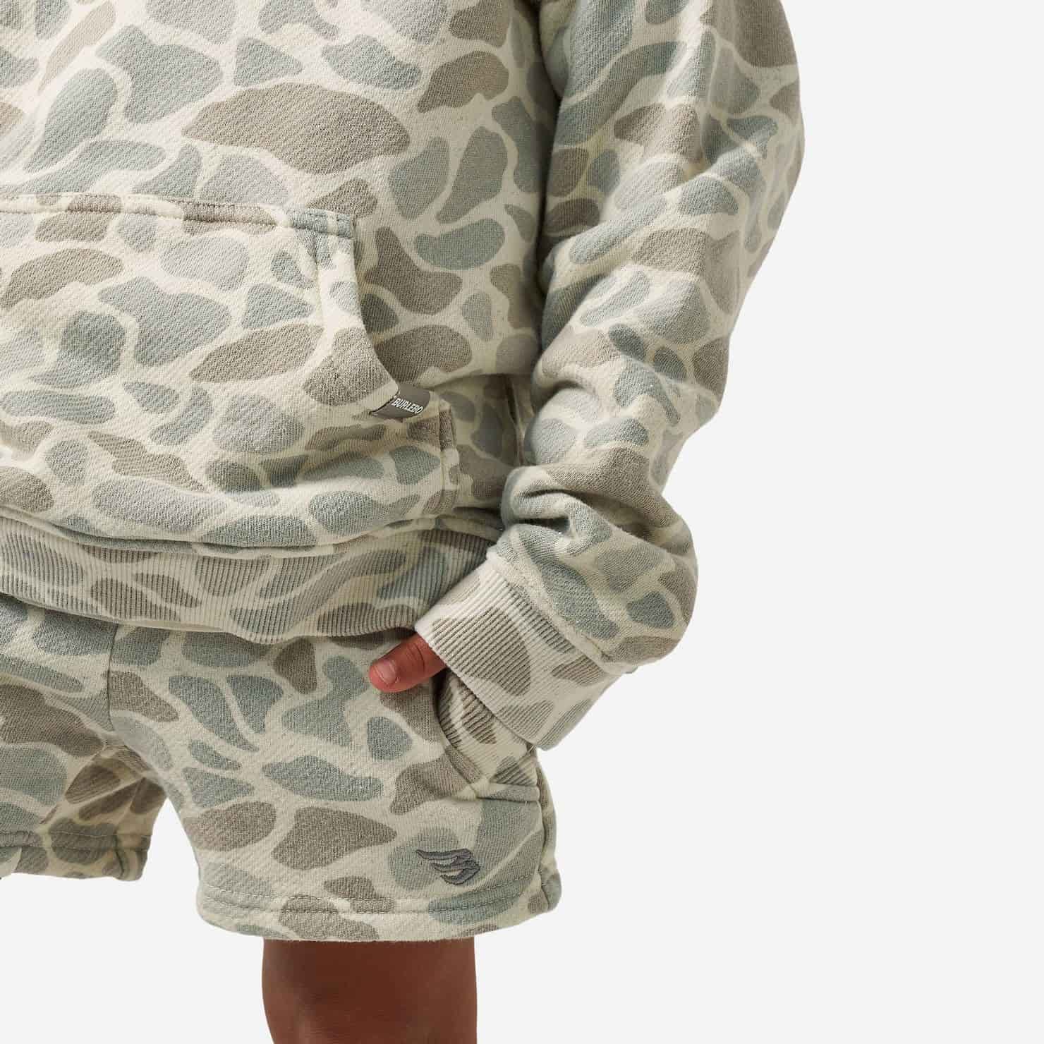 Burlebo Vintage Wash Hoodie- Classic Deer Camo